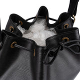 Louis Vuitton Noir Epi Leather Sac Noé Grande Shoulder Bag