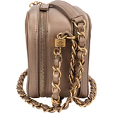 Chanel Quilted Leather Camera Case Boy Crossbody Bag