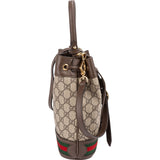 Gucci Monogram GG Supreme Ophidia Bucket Crossbody Bag