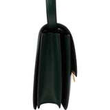 Celine Classic Dark Green Boxcalf Leather Medium Box Crossbody Bag
