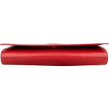 Saint Laurent Grain de Poudre Leather Cassandre Clutch