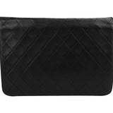 Chanel Quilted Lambskin 24K Gold Single Flap Shoulder Bag