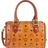 MCM Monogram Visetos Boston Handbag