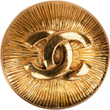 Chanel Golden CC Sunburst Brooch
