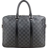 Louis Vuitton Monogram Damier Canvas Graphite Porte-Documents Voyage Handbag