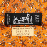 Hermès Cyclist Print Silk Tie Krawatte