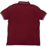Prada Classic Burgund Cotton Emblem Polo Shirt (S)
