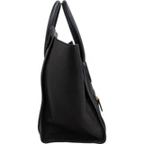 Céline Black Calfskin Luggage Handbag