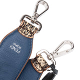 Fendi Python Flowerland Multicolor Studs Leather You Bag Strap