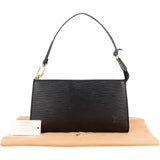 Louis Vuitton Noir Epi Leather Pochette Accessoires Handbag