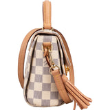 Louis Vuitton Monogram Damier Azur Canvas Croisette Handbag