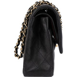 Chanel Quilted Lambskin Medium Double Flap Crossbody Bag