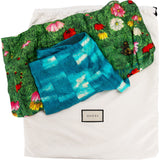 Gucci Multicolor Vita Garden Print Silk Skirt (IT42)