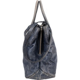 Miu Miu Bluelette Vitello Shine Leather Tote Handbag
