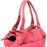 Loewe Pink Leather Napa Aire Handbag