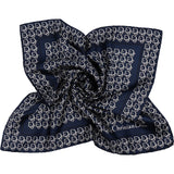 Christian Dior Monogram Emblem Print Silk 50 Scarf Tuch