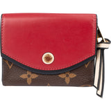 Louis Vuitton Monogram Canvas Bicolor Leather Zoe Wallet