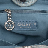 Chanel Denim Deauville Small Tote Shoulder Handbag