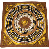 Hermès Dies et Hore Silk Carre 90 Tuch Scarf
