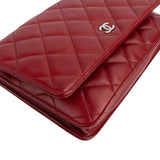 Chanel Quilted Lambskin Wallet on Chain Crossbody Bag