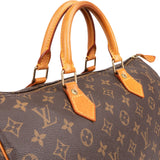 Louis Vuitton Monogram Canvas Speedy 35 Handbag