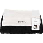 Chanel Black Knit CC Emblem Cable Cropped Sweater (FR 36 / DE 34) xx Größe - vintageandkickz