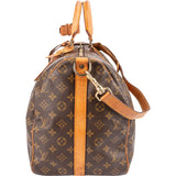 Louis Vuitton Monogram Canvas Keepall 50 Bandoulière Travel Bag