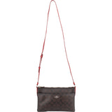 Coach Monogram Signature Zip Crossbody Bag