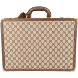 Gucci Monogram GG Supreme Canvas Vintage Briefcase Business Aktenkoffer