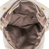 Miu Miu Vitello Lux Leather Padlock Handbag