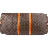 Louis Vuitton Monogram Canvas Keepall 60 Bandoulière Travel Bag