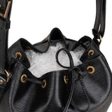 Louis Vuitton Noir Epi Leather Sac Noé Grande Shoulder Bag