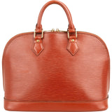 Louis Vuitton Brown Epi Leather Alma PM Handbag