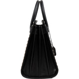 Saint Laurent Grained Leather Studded Sac de Jour Handbag