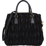 Prada Matelassé Tessuto Gaufre Nylon Bauletto Handbag