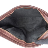 Burberry Haymarket Check Double Pocket Hobo Shoulder Bag