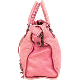 Balenciaga Pink Leather Classic City Handbag