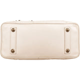 Louis Vuitton Off White Ecru Lambskin Studded Sac Riveting Shoulder Bag