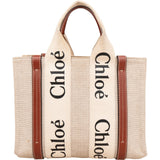 Chloé Canvas Small Woody Tote Handbag