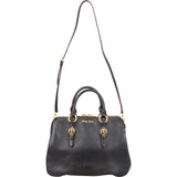 Miu Miu Madras Leather Dome Handbag