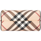 Burberry Haymarket Nova-Check Canvas Boston Handbag
