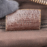 Gucci Monogram GG Canvas Web Strap Half Moon Crossbody Bag