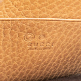 Gucci Pebbled Calfskin Interlocking GG Wallet On Chain Crossbody Bag