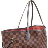 Louis Vuitton Monogram Damier Ebene Neverfull MM Shoulder Bag