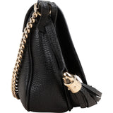 Gucci Black Leather Soho Chain Crossbody Bag