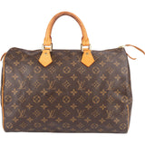 Louis Vuitton Monogram Canvas Speedy 35 Handbag