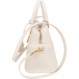 Saint Laurent White Leather Baby Sac Cabas Handbag