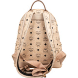 MCM Monogram Visetos Stark Studded Small Backpack