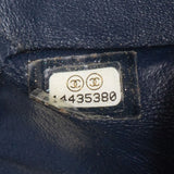 Chanel Navy Qulited Caviar Leather Maxi Double Flap Crossbody Bag