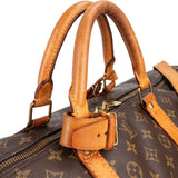 Louis Vuitton Monogram Canvas Keepall 60 Bandoulière Travel Bag